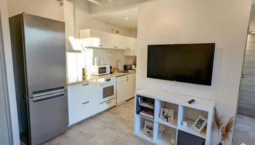 Gîte - Terrasse - Jardin - Soleil - Parking - Tram - Photo 4, stove, dishwasher