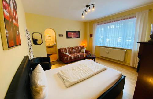 Single-Apartment bis 2 Personen, 27qm in Schleusingen, WLAN, Parkplatz - Foto 4