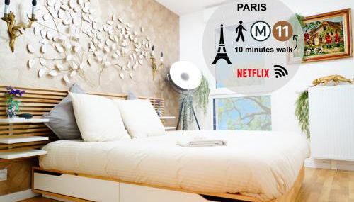 Paris I 77m Cosy luxe I Near by subway 11 & airport - Foto 3