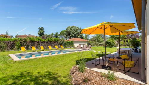 Maison l écrin d Ecully Feu de Bois & Silence Inspirant a 2 pas de Lyon - Foto 4, Garden, sunbed