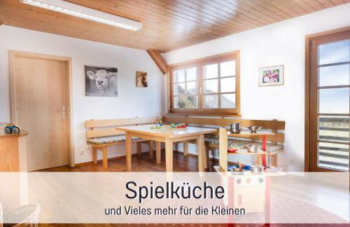 Biohof Burger, 3 sonnige Fewo, alle mit Balkon, Spielzimmer, Grillhütte, 7 km vor Oberstdorf - Photo 43