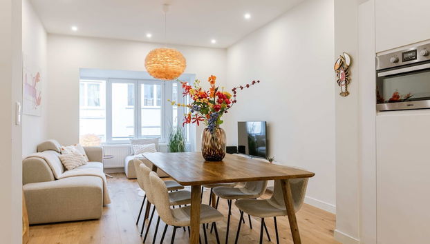 Huswell - Charming Central Apartment in Ostend - Perfect for 7 Guests - Foto 4, Habitación