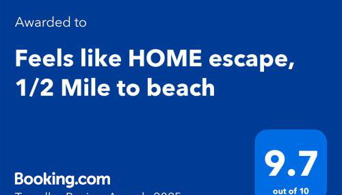 Feels like HOME escape, 1/2 Mile to beach - Foto 3