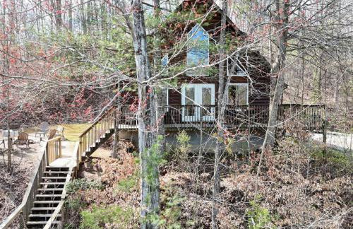 14 Guest 7 Bed 4 BR Lakefront Cabin w Hot Tub - Foto 50