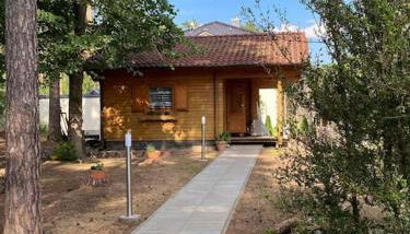 FEWO PARTNERS Haus Clemens - Gemütliches Holzhaus mit Grundstück nahe Badesee - Foto 1, Garden view