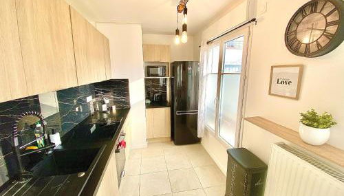 Le Prestige Terrasse-Cocon familial cosy, Billard & Jacuzzi avec vue sur Paris - Foto 4, stove, toaster