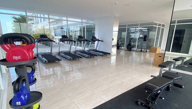 Oceanfront Designer Apartment PH The Sands, Next to Hilton - Photo 5, Fitness facility