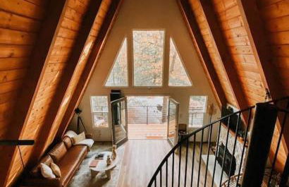 The Scandia “A-Frame Chalet” Fireplace & Hot tub - Foto 9