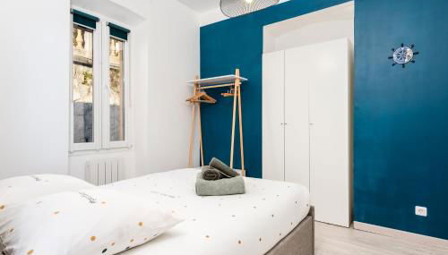 CONCORDIA - Agréable deux pièces - Menton Garavan - Vue Mer - Foto 5, towels, wardrobe