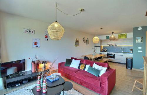 ARC 1600, LE RIDGE, Appartement 08 personnes Vue Montagne - ski aux pieds - Sauna, Hammam, Piscine - Foto 8