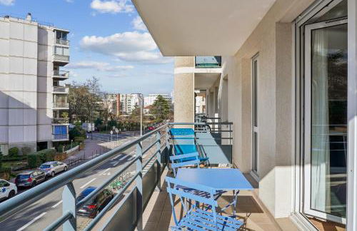 Superbe apt Lyon 8ème Terrasse parking privé - Foto 8