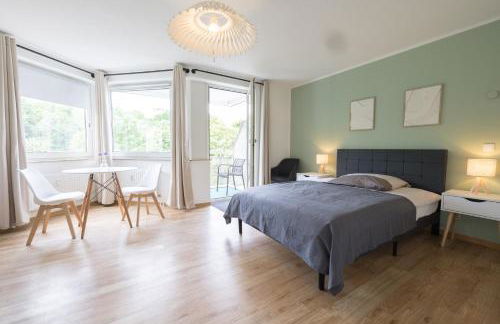 Executive Stadtwald Apartment - S-Bahn Direct - 12min Messe Essen - Barrier-Free - Foto 1