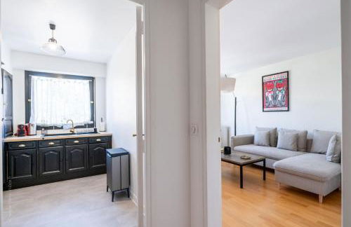 F2 moderne - 15 min Paris - Parking privé - Foto 5