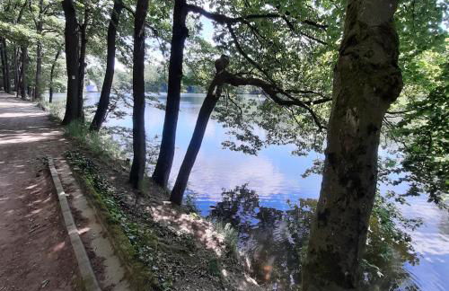 Gelbe Koffer - Große Design-Maisonette in Schiffweiler - Nähe See & Wald - 2 Parkplätze - Self-Check-in - bis 6 Pers - Foto 37