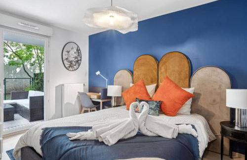 Retro-chic elegance with terrace near tramway - Foto 42