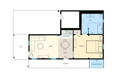 Couples Retreat with Hot Tub, Beach Cruisers, Spa Bath - Foto 2