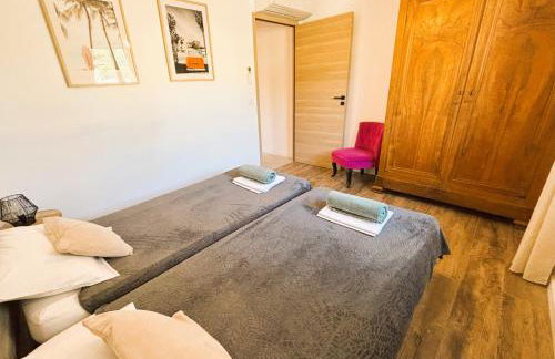 Plan de la Tour M1 - Villa 6 pers climatisée, 3 ch, piscine privée chauffée, nature & calme - Foto 21