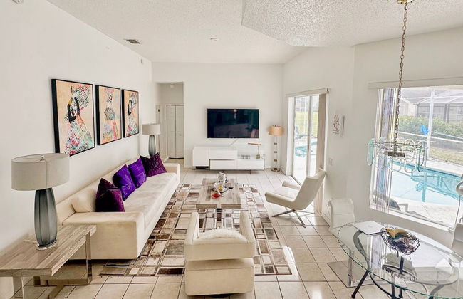 Grand Luxury Deluxe 4BR Pool Home Near Disney - Foto 30