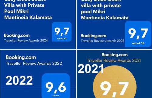 Cozy Small Smart Villa with Private Pool Mikri Mantineia Kalamata - Foto 51