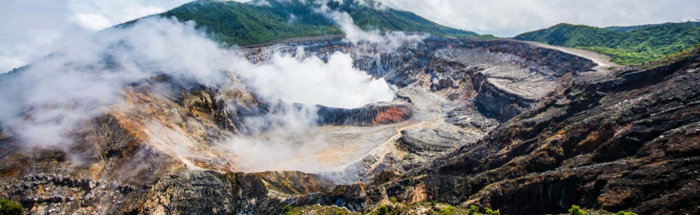 Vulcão Poás, Catarata de La Paz e plantação de café