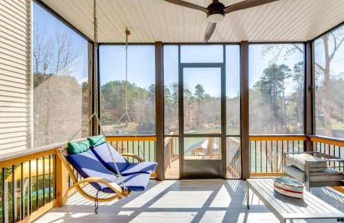 Porch and Game Room! Getaway on Lookout Shoals Lake - Foto 2