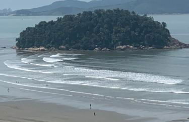 São Vicente Itararé prédio frente mar apto fundo vista parcial - Photo 2