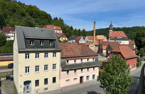 Sandstein-Ferien, Kamin, Fewo "Wanderfalke", zentral & ruhig, Terrasse, Sächs Schweiz - Foto 20