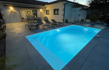 VILLA ALAÏA neuve avec piscine, pétanque proche plage et golf - Foto 39