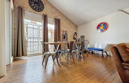 Superbe LOFT centre-ville - Sauna - parking privé -Clim- 1 à 10personnes - Foto 58