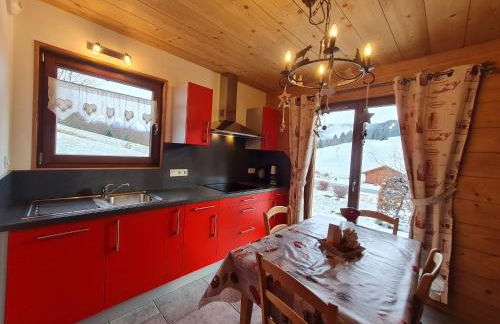 Chalet chaleureux face aux pistes, proche Gérardmer, idéal pour famille, balcon et terrasse - FR-1-589-182 - Foto 9
