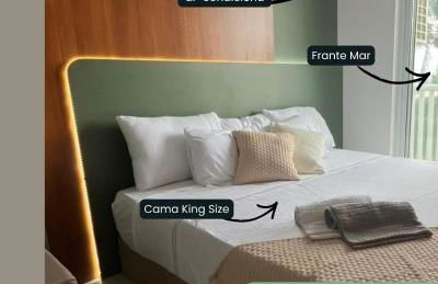 Beira-Mar Sofisticado com Vista Mar e Piscina - Foto 32