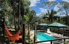 Sítio com piscina, churrasqueira, lareira, fogão à lenha, mesa de sinuca e vista para as montanhas - Foto 39
