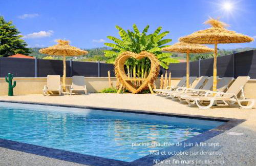 Sublime villa des Oliviers - Piscine chauffée, espace détente, Baby-foot, cuisine extérieure - proche d'Agen - Foto 1