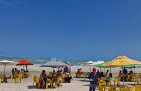 MSFlats Paripueira praia varanda c rede cozinha Wifi Ar split - Foto 79