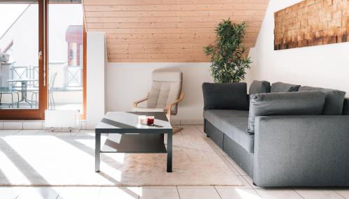 Maisonette-Wohnung Airport Messe Stuttgart - Balkon - Parkplatz - Foto 2