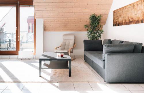 Maisonette-Wohnung Airport Messe Stuttgart - Balkon - Parkplatz - Foto 2