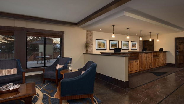 Zona de estar del vestíbulo