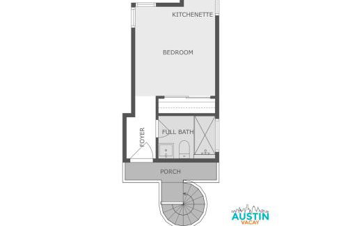 1BA East ATX StudioTX w Kitchenette Deck near UT and Lady Bird by Austin Vacay - Foto 5