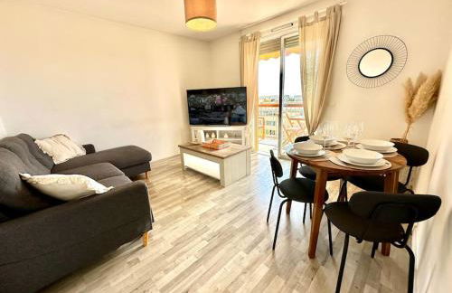 Joli 2 pièces - Proche aéroport - Terrasse vue mer - Foto 6