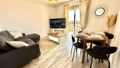 Joli 2 pièces - Proche aéroport - Terrasse vue mer - Foto 1