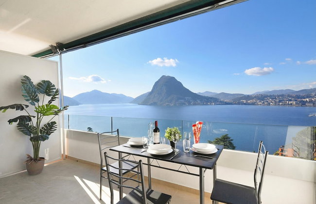 View and Art Panoramic Lake View Studio, Lugano - Foto 1