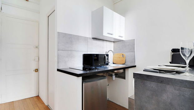 Authentic Studio - 2P - Plaine-monceau - Foto 2, Cocina privada