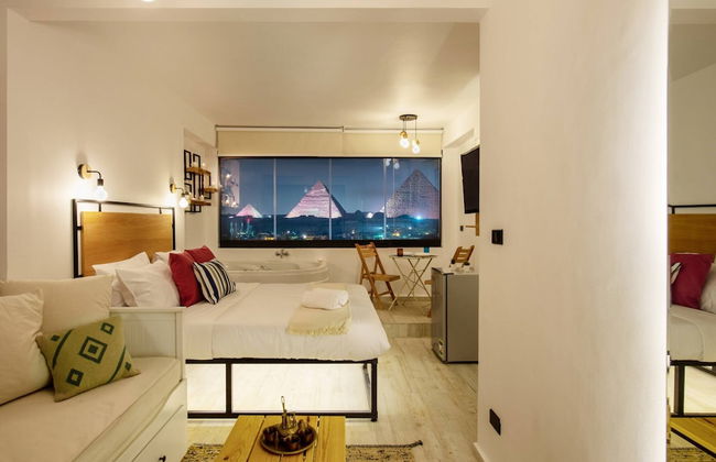 Jacuzzi Studio @ The Pyramids Free Airport Pickup - Foto 8