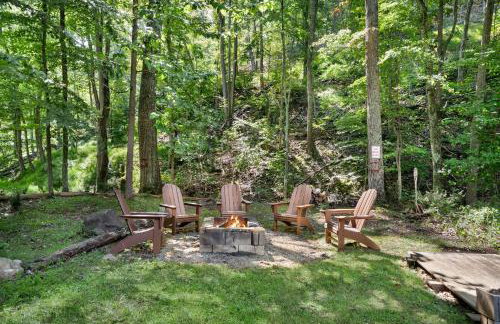 Woodland cabin w hot tub & fire pit - Foto 23