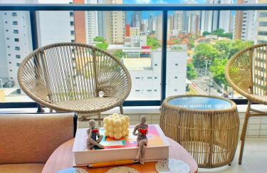 Flat Luxo com Coworking, Academia e Rooftop - WiFi 1Gb - Beira Mar 4 min - Foto 6