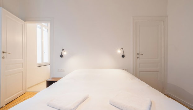 Charming Renovated Apartment in Vibrant Saint Gilles, Brussels - Foto 3, Quarto