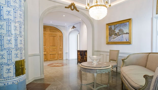 Zona de estar del vestíbulo