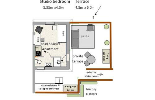 Studio Views Apartment, Cortijo Fruitful Hills - Photo 2