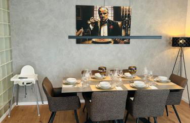 KJ Ferienwohnung bis 10P-Zentral-Garten-WIFI-Parken-Grill - Foto 8