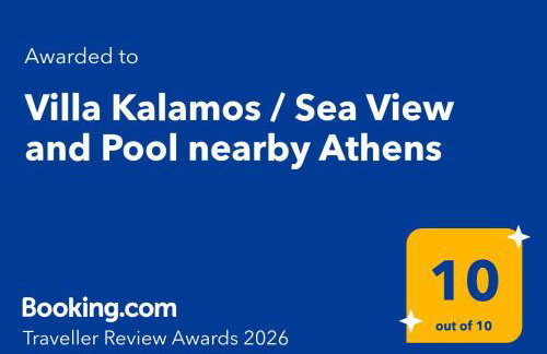 Villa Kalamos / Sea View and Pool nearby Athens - Foto 2